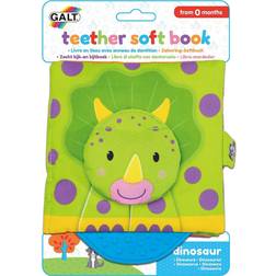 Galt Teether Soft Book Dinosaurs