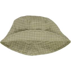 Wheat Bully hat - green check