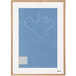Iittala Alvar Aalto 50x70 Cm Sketch Blue Papir Blå 1062144 Billede