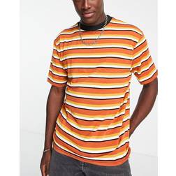 River Island Orange, stribet T-shirt