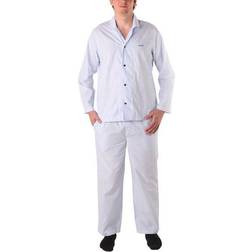 Hugo Boss Cotton Stripe Long Pyjama Blue/White
