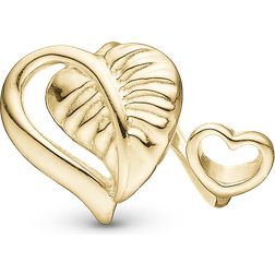 Christina Jewelry Leaf of Love Charm - Gold