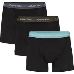 Calvin Klein Trunk 3-pack - Black/Green/Grey