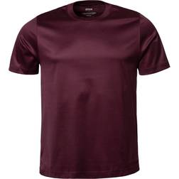 Eton Mens Shirt Casual Tshirt Mand Kortærmede T-shirts Ensfarvet hos Magasin