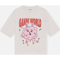 Ganni Bunny T-shirt Melange/Nature