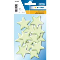 Herma stickers selvlysende små stjerner (12) (30 stk)