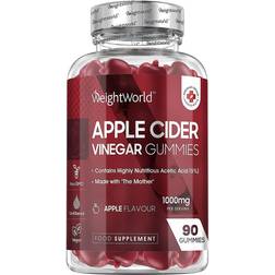 WeightWorld Apple Cider Vinegar Gummies 1000mg 90 stk