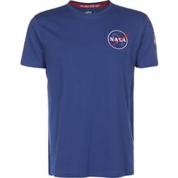 Alpha Industries X NASA Space Shuttle Logo Crew Neck T-Shirt