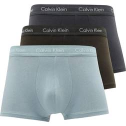 Calvin Klein Low Rise Boxer Shorts 3-pack- Sleek Grey/Tourmaline/Olive