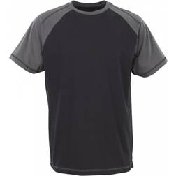 Albano T-shirt Sort/antracitgrå