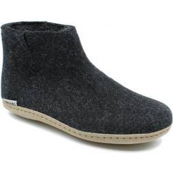 Glerups Boot with Leather Sole - Charcoal