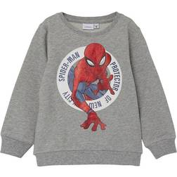 Name It Spider-Man Sweatshirt - Grey Melange (13205230)
