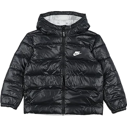 Nike Older Kid's Therma-FIT Insulated Jacket - Black/White/White (DQ9046-010)