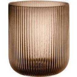 Blomus Ven Large Hurricane Lamp Glass In Coffee Coffee Lysestage