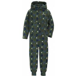 Didriksons Kid's Monte Printed Overall - Small Dotted Green Print (504450-494)