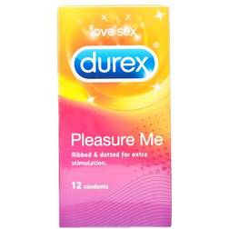 Durex Pleasuremax Ribbet og prikket 12 stk