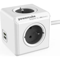 allocacoc PowerCube Extended USB E(FR) 3m power extension 4 AC outlet(s)