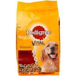 Pedigree Vital Protection Beef & Vegetables Dog Dry Food 12kg