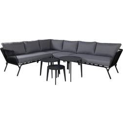 Venture Design Roxo Loungesæt, 3 borde inkl. 4 sofaer