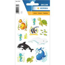 Herma stickers Decor havdyr (3) (10 stk) Klistermærker Decor 15733