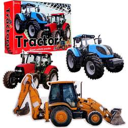 Barbo Toys Traktor Gulvpuslespil