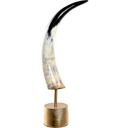 Dkd Home Decor Indretning Metal Træ Aluminium Harpiks Horn (10 x 10 x 51 cm) Dekorationsfigur
