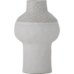 Bloomingville "Iyore" hvid m/ mønster H: 23 cm Vase