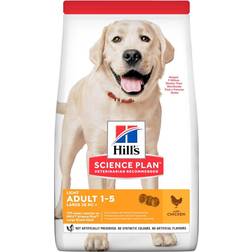 Hills 18kg Adult Large Light Kylling Science Plan Hundefoder