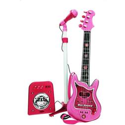 Reig Børne Guitar Mikrofon Pink