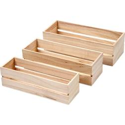 Creativ Company Wooden Opbevaringsboks 3stk