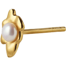 Stine A Petit Shelly Pearl Earring - Gold/Pearl