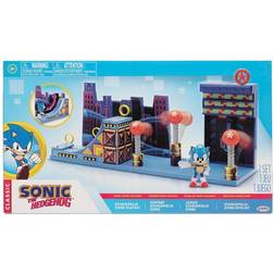 JAKKS Pacific Sonic the Hedgehog Studiopolis Zone legesæt med Sonic-figur 6 cm