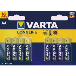 Varta Longlife AA Compatible 16-pack