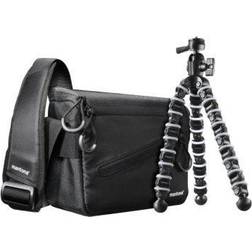 Mantona Multiflex Tripod With System Camera Bag Kit
