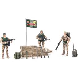 World Peacekeepers 1:18 Militær Ranger pakke m/3 actionfigurer