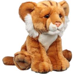 TOBAR Animigos 37242 Plush Toy Lion Cub, Soft Toy In Realistic Design
