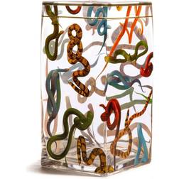 Seletti Snakes 15x30 Cm Glas Klar 14151 Vase