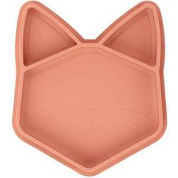 Babymoov Eats' ISY Silicone Suction Animal Plate Terracotta Fox