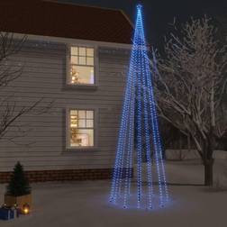 vidaXL med spyd 1134 LED'er 800 cm blåt lys Juletræ