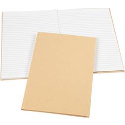 Creativ Company Notesbog, A4, 60 g, brun, 1 stk