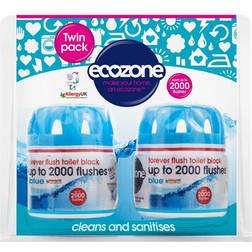 Ecozone Forever Flush 2000 Toilet Block Twin Pack