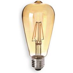 Sylvania E27 4,5W 825 LED rustik lyspære guld, klar