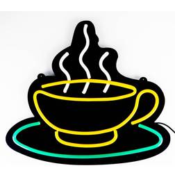ProXL Neonskilt 48 cm "Coffee Cup" Ramme
