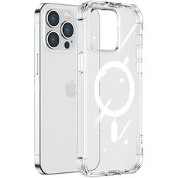 Joyroom iPhone 14 Plus Armored Case with Hooks Clear (MagSafe Compatible)