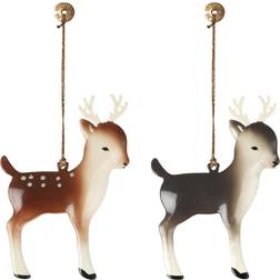 Maileg Juleophæng Bambi Brun Juletræspynt