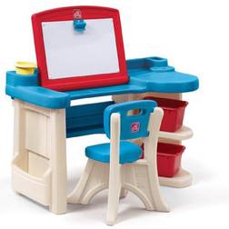 Step2 Studio Art Desk and Easel Includes Desk Chair and Storage Bins