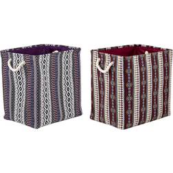 Dkd Home Decor Dekorativ boks Polyester EVA Indianer mand (2 enheder) (40 x 30 x 40 cm) Opbevaringsboks