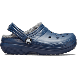 Crocs Toddler Classic Lined Clog - Navy/Charcoal