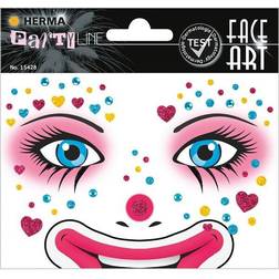 Herma Face Art Sticker Clown Annie