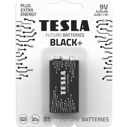 Tesla Black Alkaline Battery 9V LR61